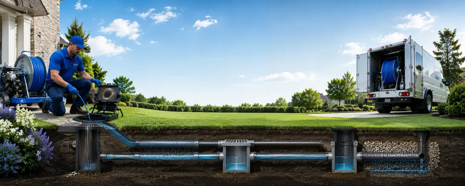 Outdoor drain cleaning information for Solomons, MD
